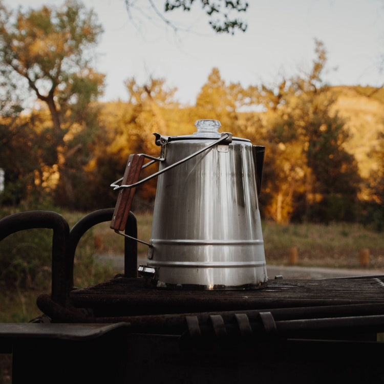 COLETTI Butte 14-Cup Large Group Stainless Steel Camping Percolator
