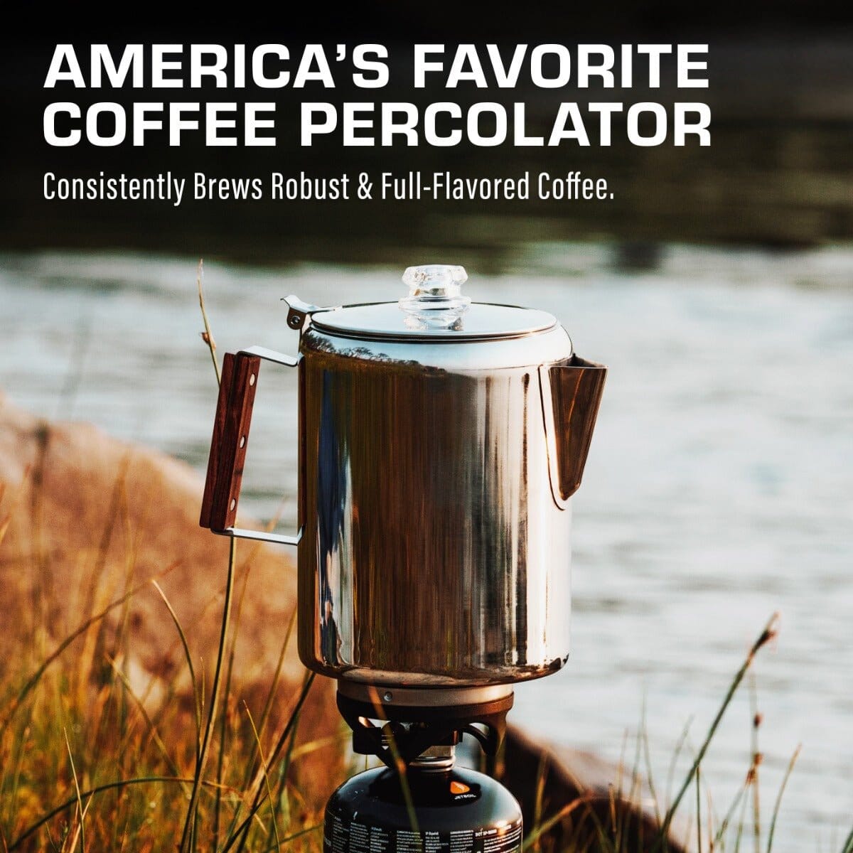 COLETTI Bozeman 12-Cup Camping Percolator — Adventure Tested