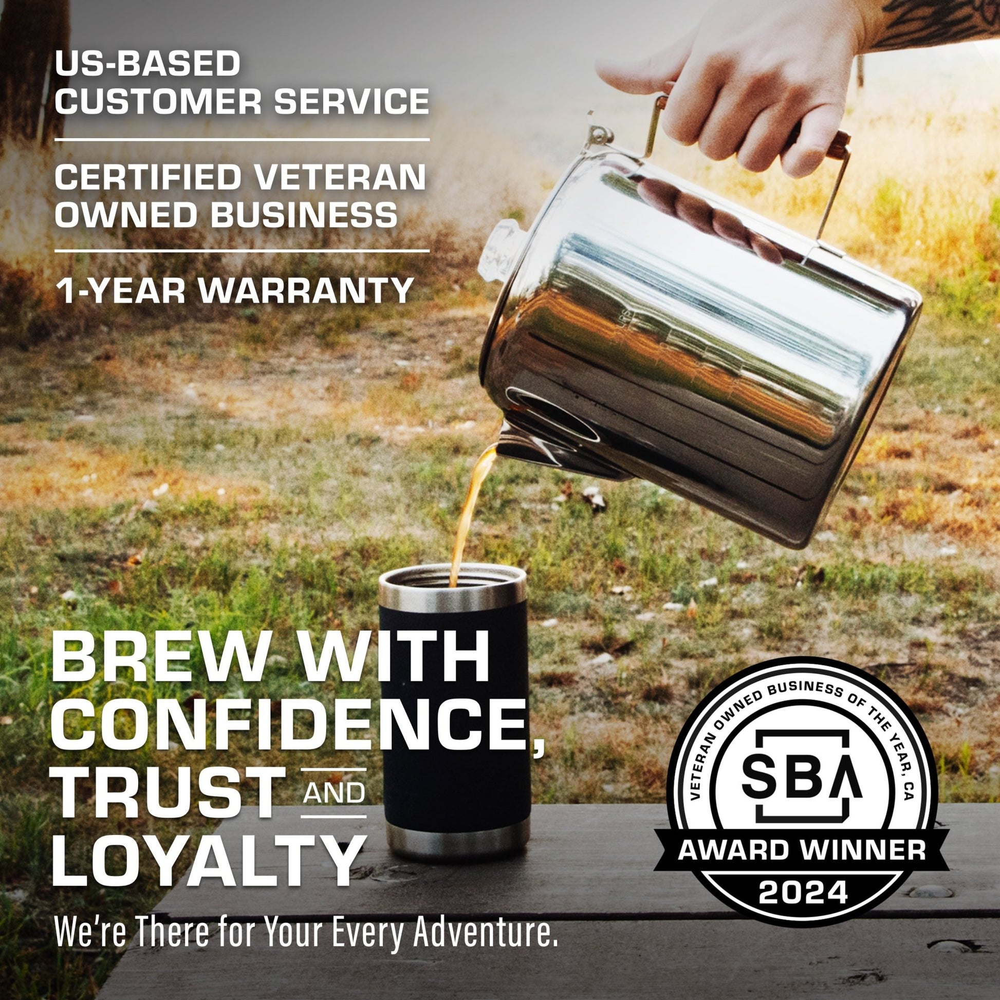 Bozeman Camping Coffee Percolator - COFFEE_MAKER - Bozeman-SS-12C