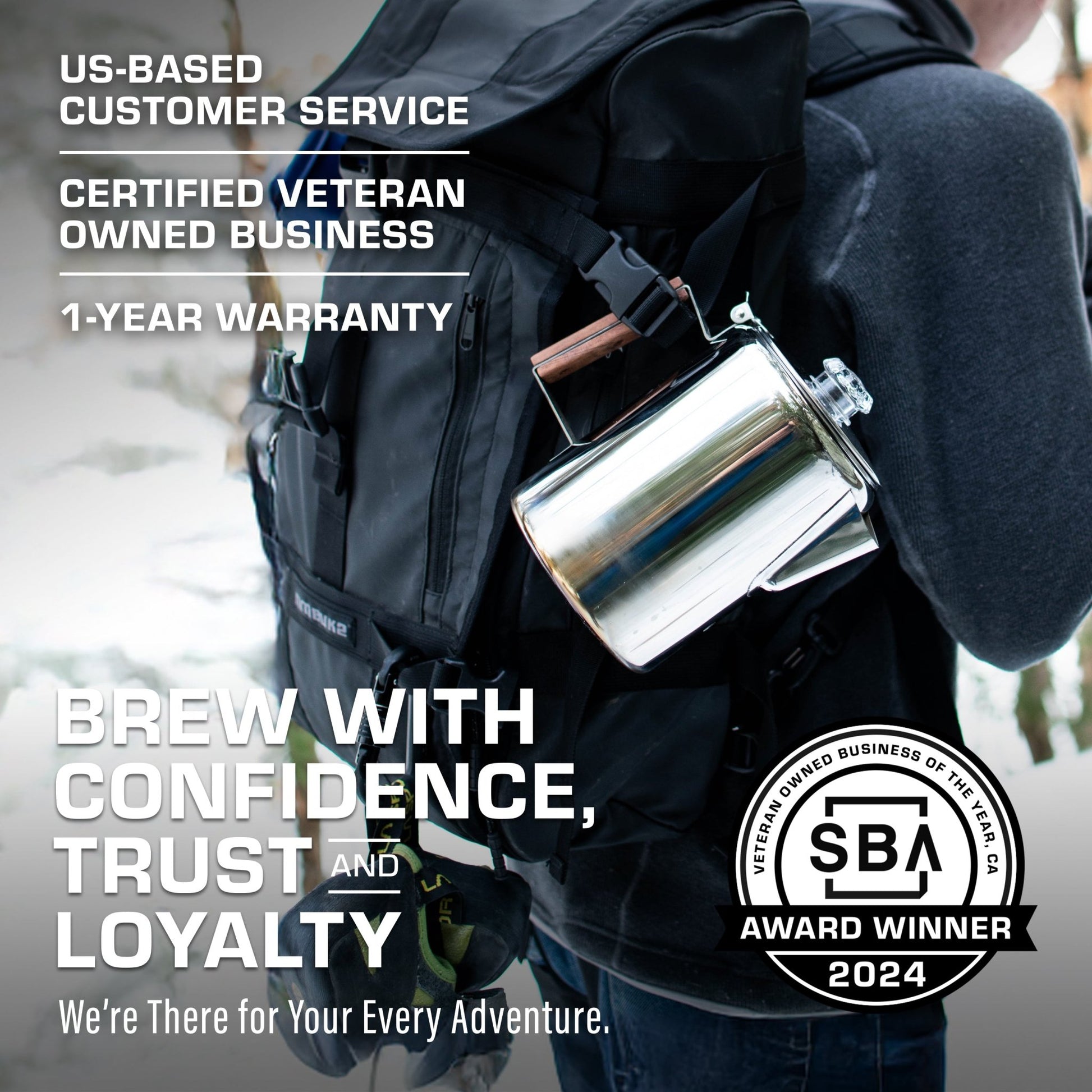 Bozeman Camping Coffee Percolator - COFFEE_MAKER - Bozeman-SS-09C