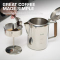 Bozeman Stainless Steel Coffee Bundle - COFFEE_MAKER - Bozemanset-SS-09C Great Coffee Made Simple