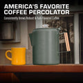 Bozeman Color Series Camping Percolator - COFFEE_MAKER - Bozeman-GRN-12C America's Favorite