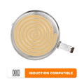 COLETTI Bozeman Induction Coffee Percolator on Induction Cooktop 6 Cup Induction Compatible