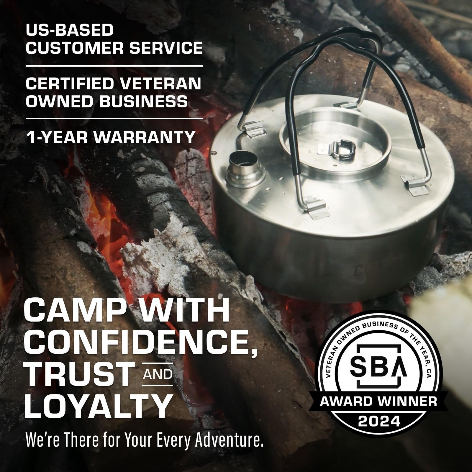 COLETTI Boston Kettle — Camp With Confidence, Veteran-Owned Brand
