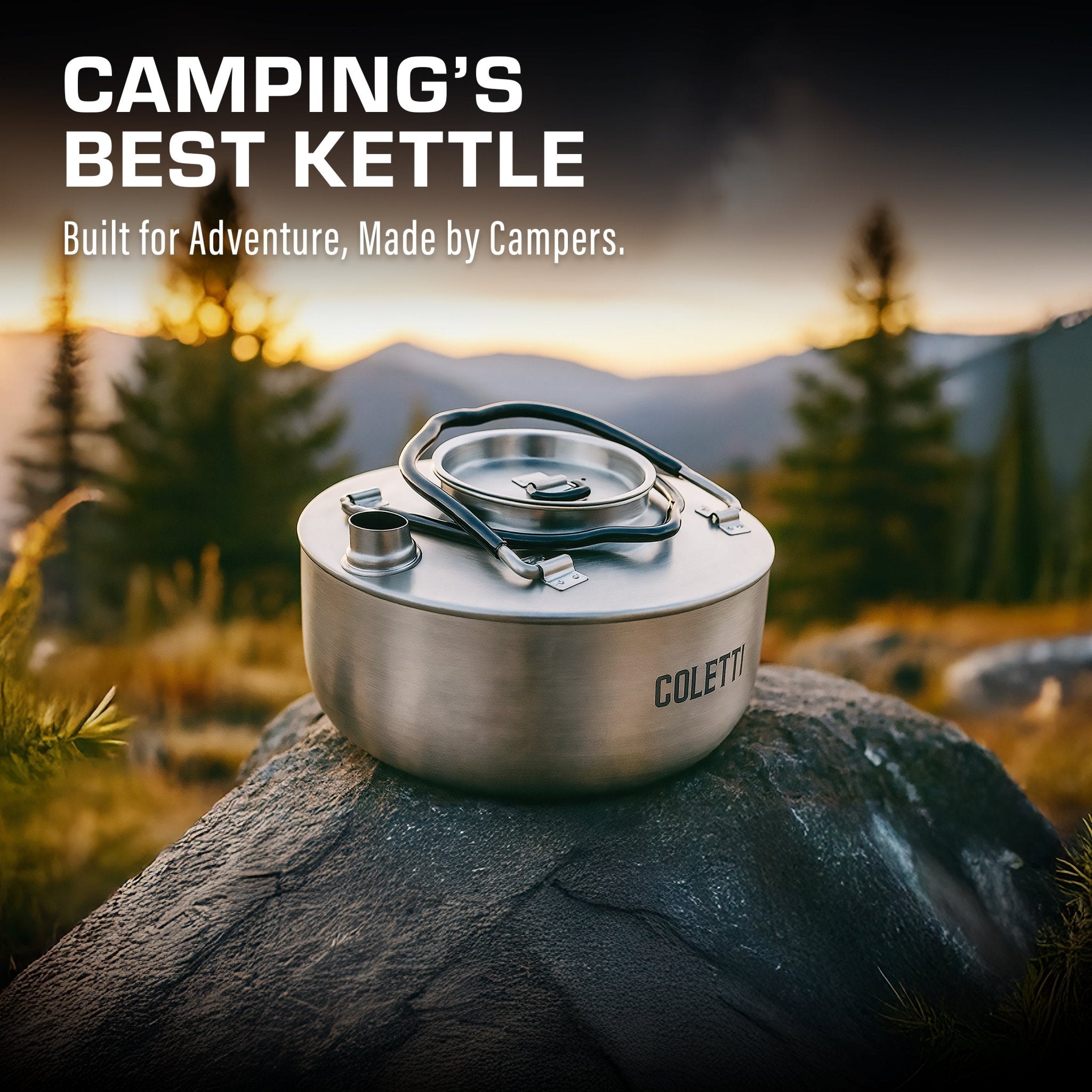 Boston Camping Kettle | Stainless Steel Kettle | COLETTI