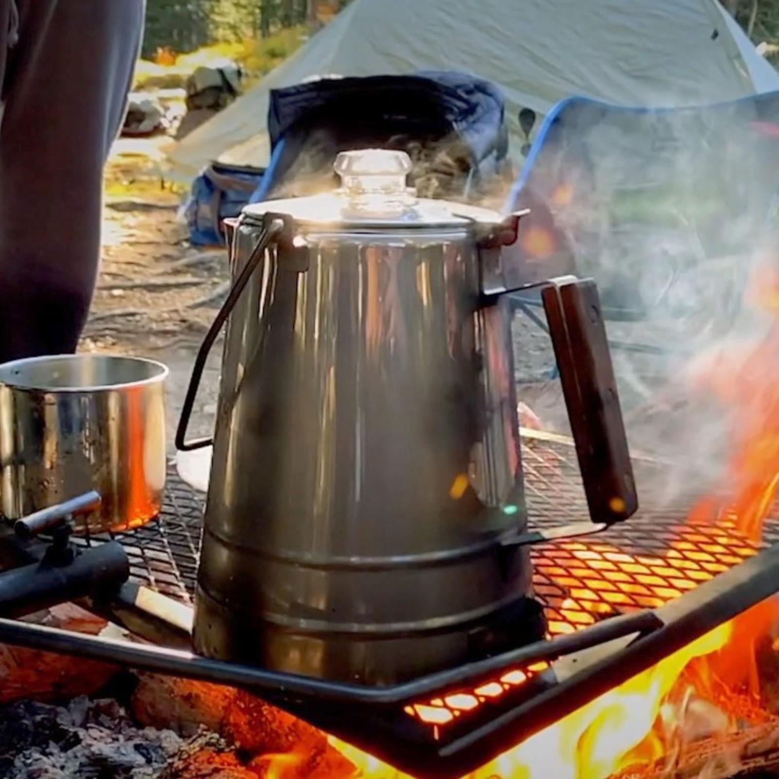 COLETTI Scoutmaster Percolator — Large Group Camping Coffee Maker
