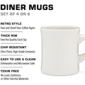 Ceramic Diner Mug - DRINKING_CUP - Dinermug-OWH-1PK