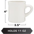 Ceramic Diner Mug - DRINKING_CUP - Dinermug-OWH-1PK