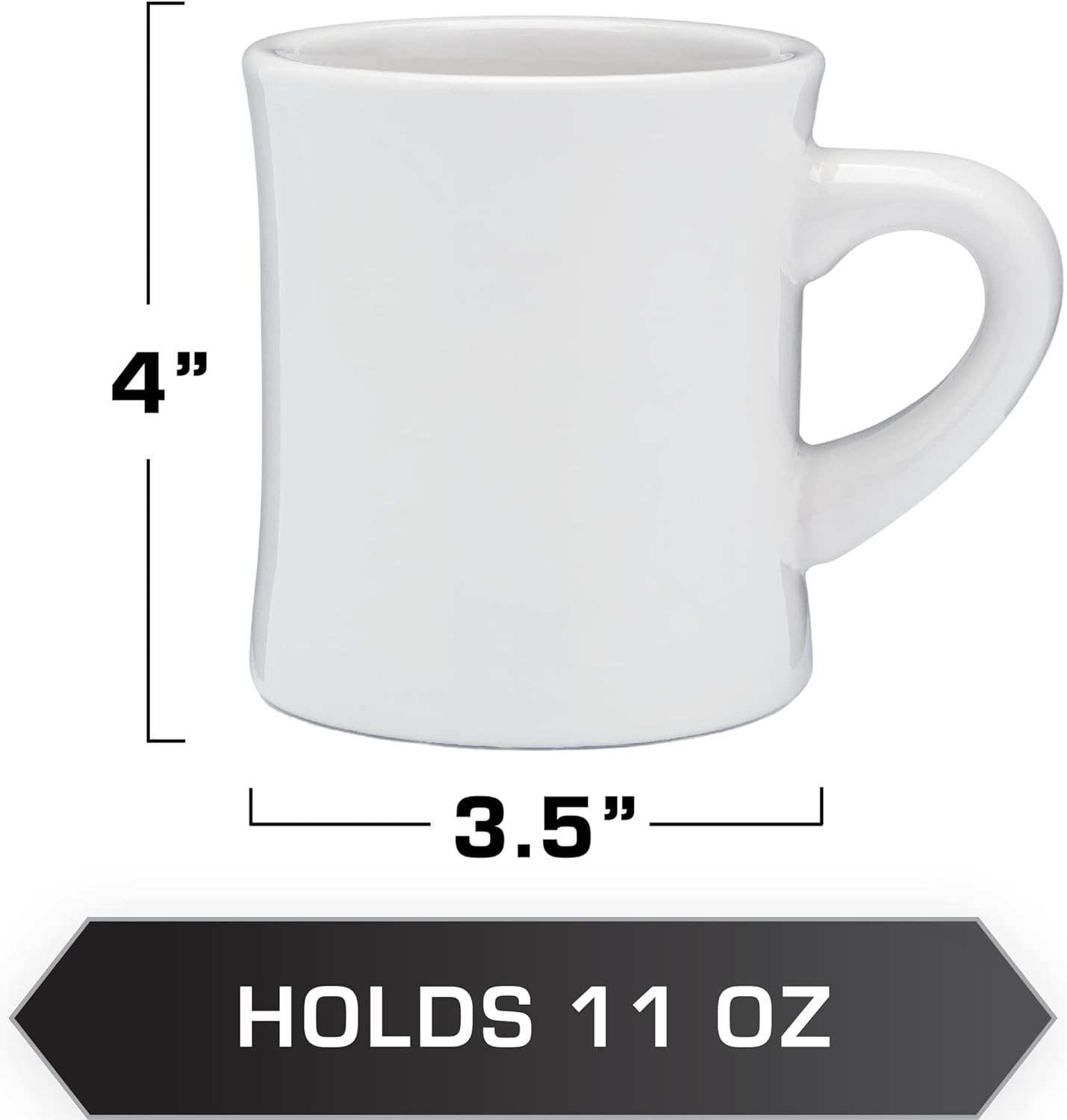 Ceramic Diner Mug - DRINKING_CUP - Dinermug-OWH-6PK