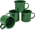 Classic Camping Mugs - DRINKING_CUP - Classicmug-GRN-12Z-4PK