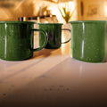 Classic Camping Mugs - DRINKING_CUP - Classicmug-GRN-12Z-4PK