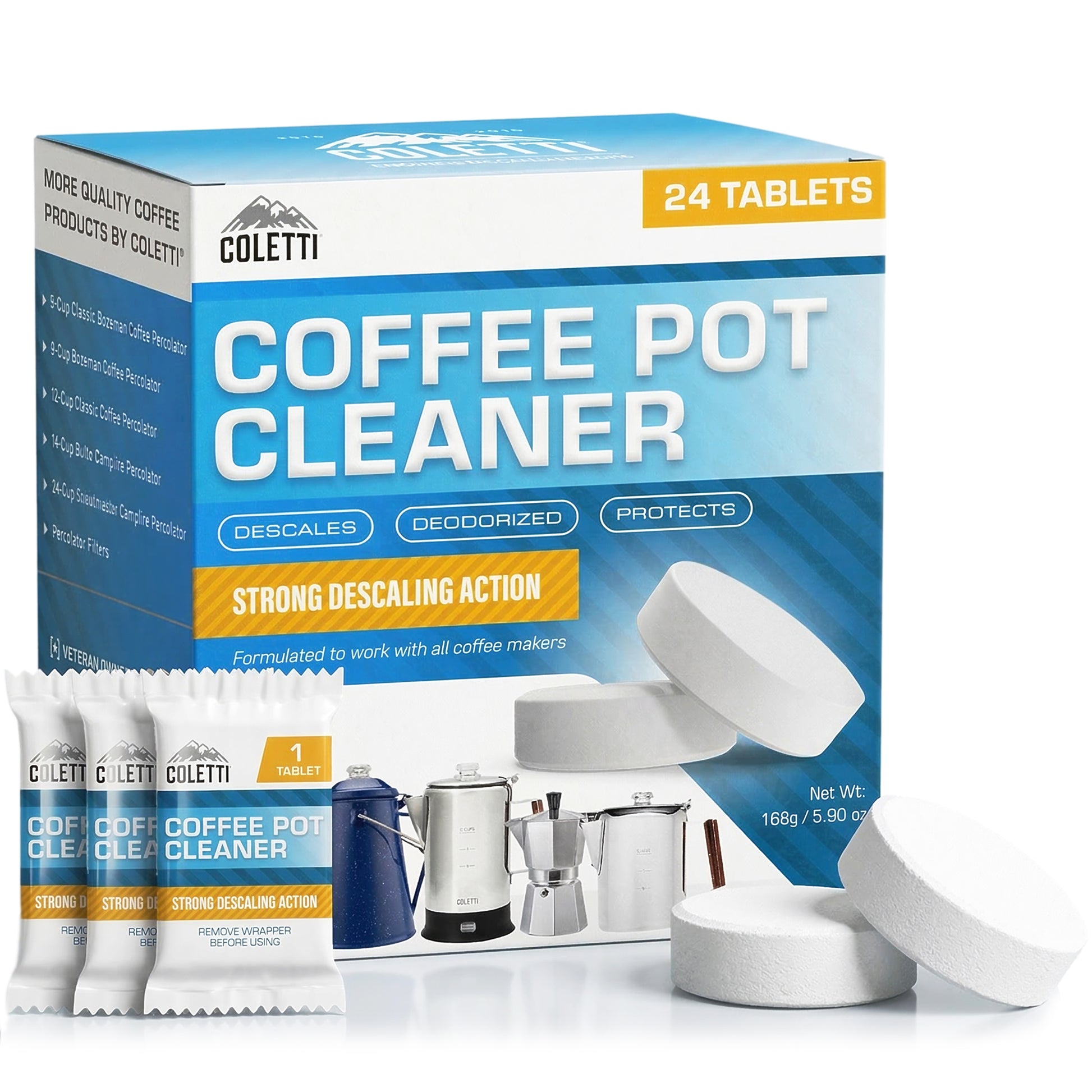 Coffee Pot Cleaner - COFFEE_FILTER - Spring-24PK