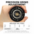 COLETTI Crag Grinder — Grind Adjustment Settings for Coarse to Fine
