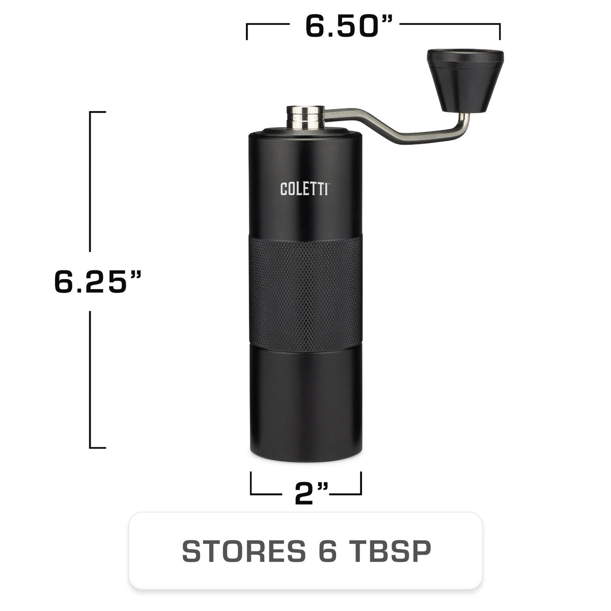 Crag Manual Coffee Grinder Dimension