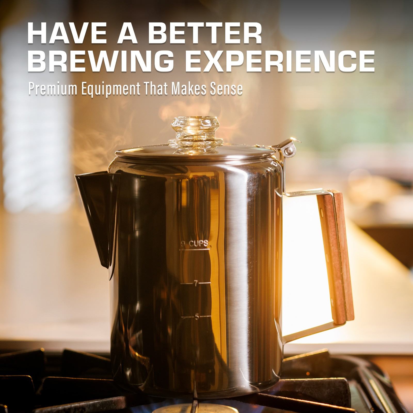 Percolator Glass Top