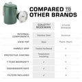 Bozeman Color Series Camping Percolator - COFFEE_MAKER - Bozeman-GRN-09C