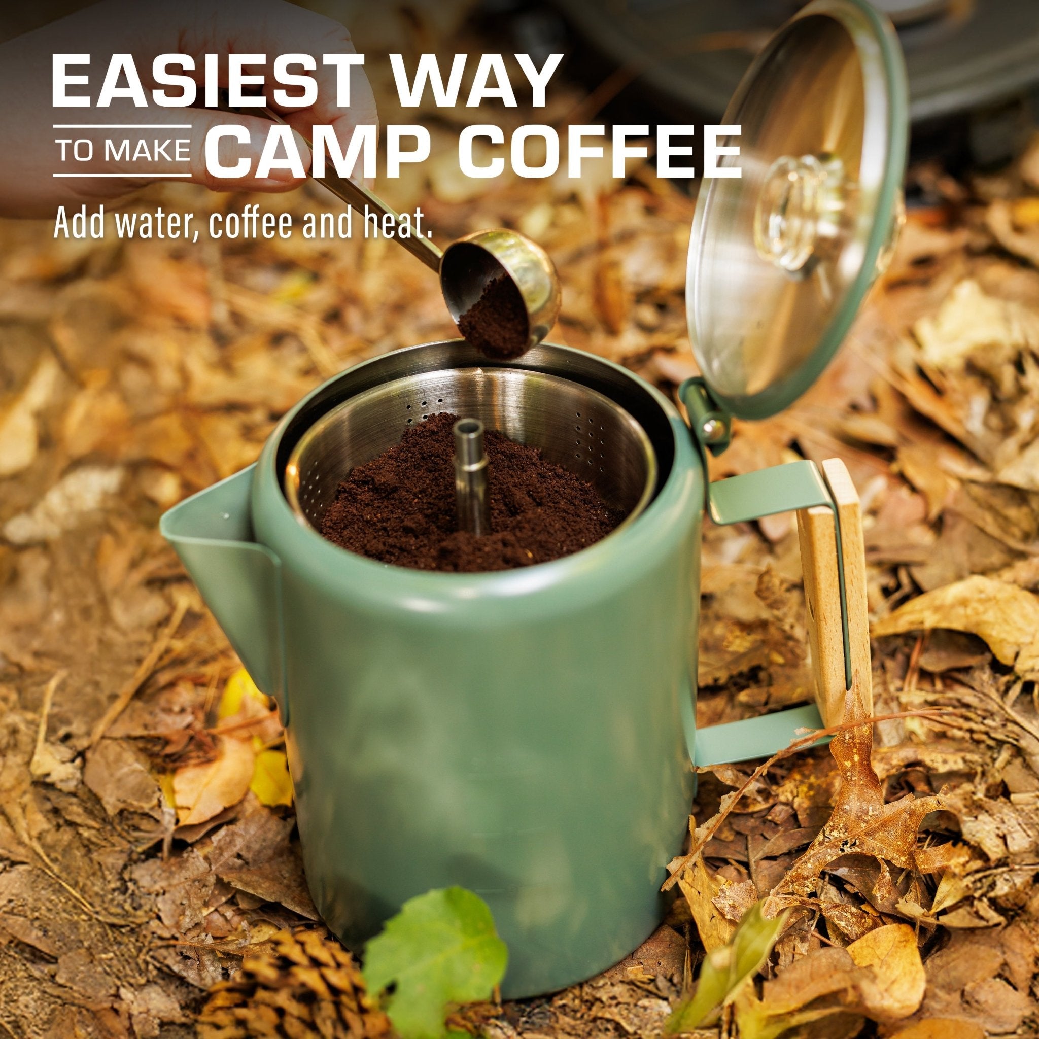 hope　カタチ製作所 mederu potボビンtall&ソイルスコップ Bozeman Color Series Coffee Percolator | Camping | COLETTI