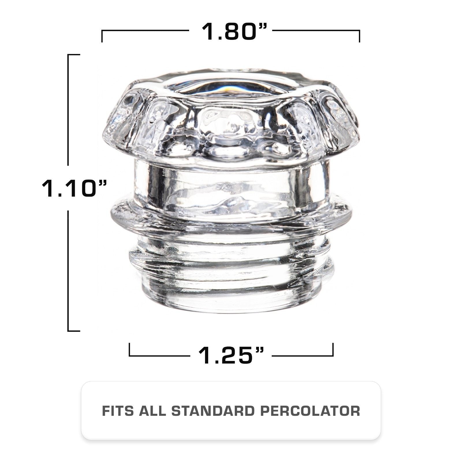Percolator Glass Top Dimensions