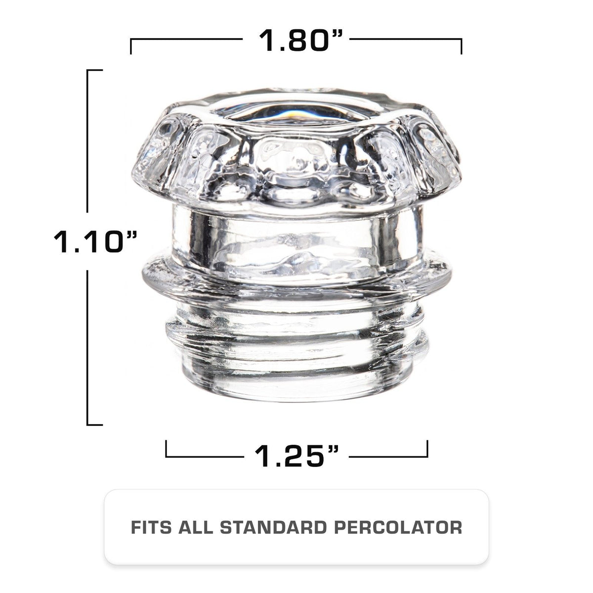 Percolator Glass Top Dimensions
