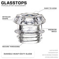 Percolator Glass Top Features
