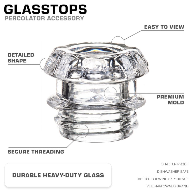 Percolator Glass Top