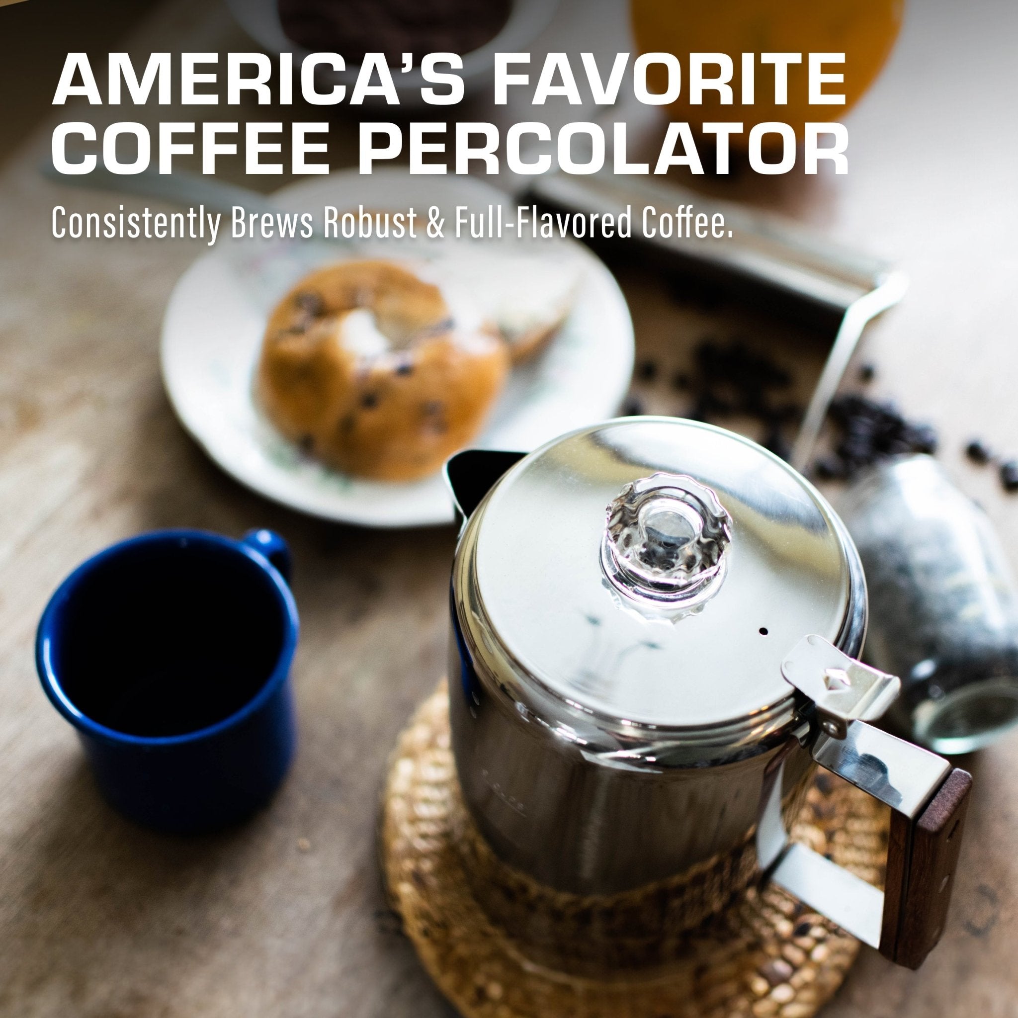 Bozeman Induction Coffee Percolator | COLETTI Coffee