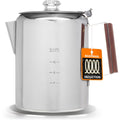 COLETTI Bozeman Induction Coffee Percolator on Induction Cooktop 12 Cup