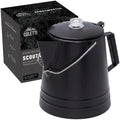 COLETTI Black Scoutmaster 24-Cup Extra-Large Stainless Steel Camping Percolator