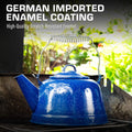 COLETTI Classic Enamel Kettle — German-Imported Enamelware
