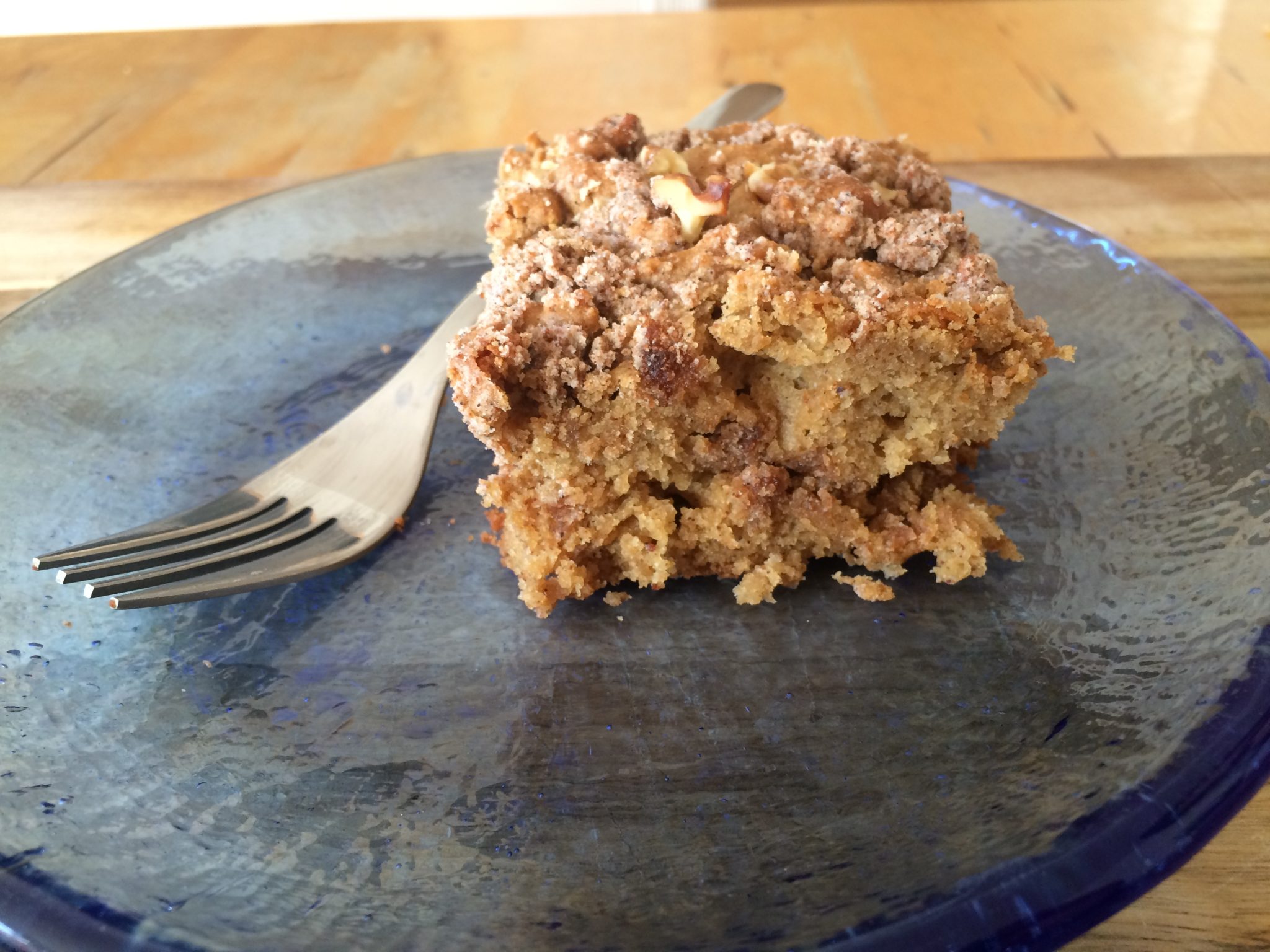 Literal Coffee Cake with coffee grounds Coletti Coffee