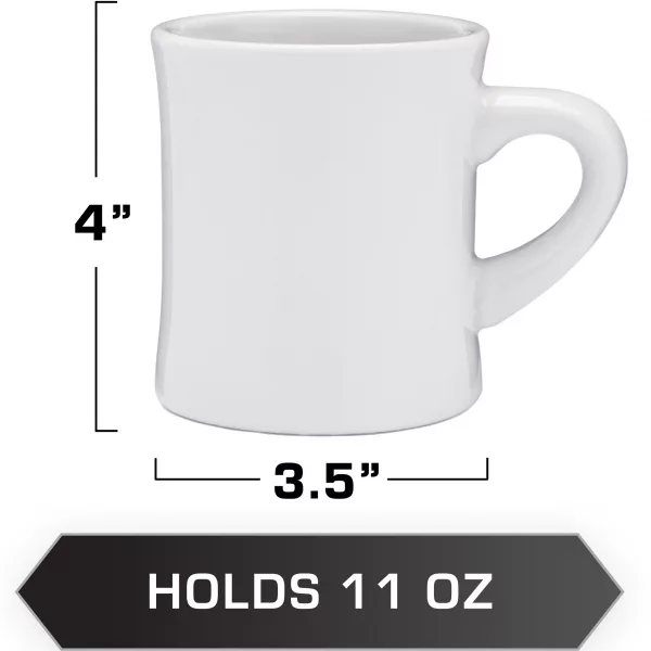 11 oz White Coffee Mug