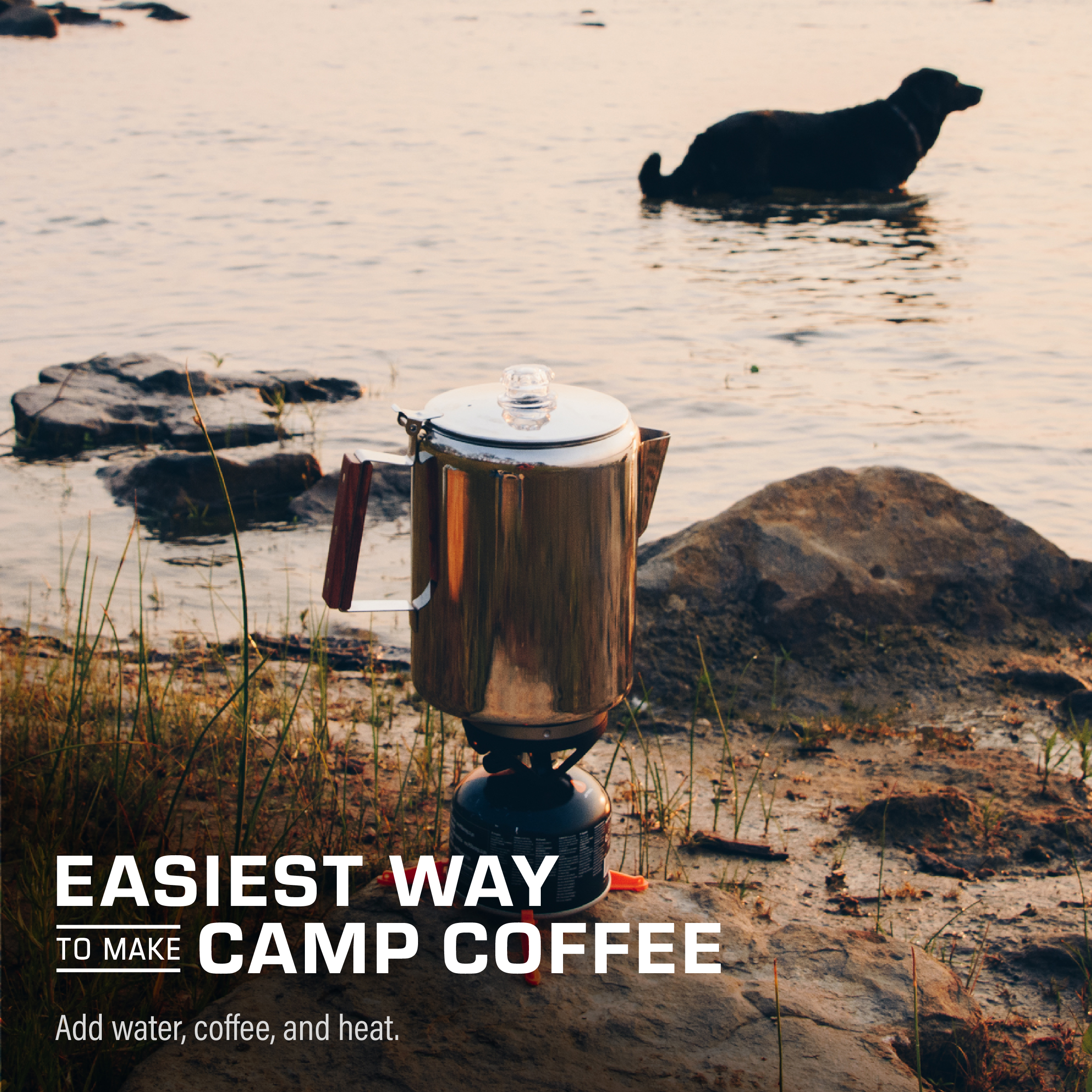 Camping Percolator Coffee