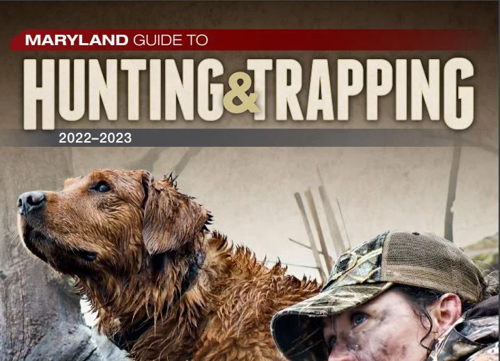 Maryland 2022 Guide to Hunting & Trapping Cover