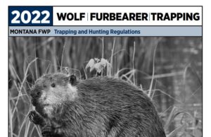 Montana 2022 Wolf - Furbearer Trapping and Hunting Regulations Cover