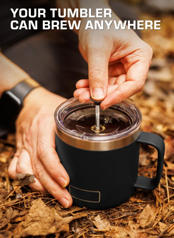 Turn a Tumbler into a French Press